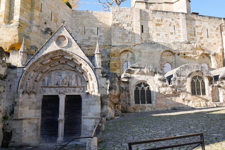Iglesia monolitica de Saint Emilion tesoros en piedra