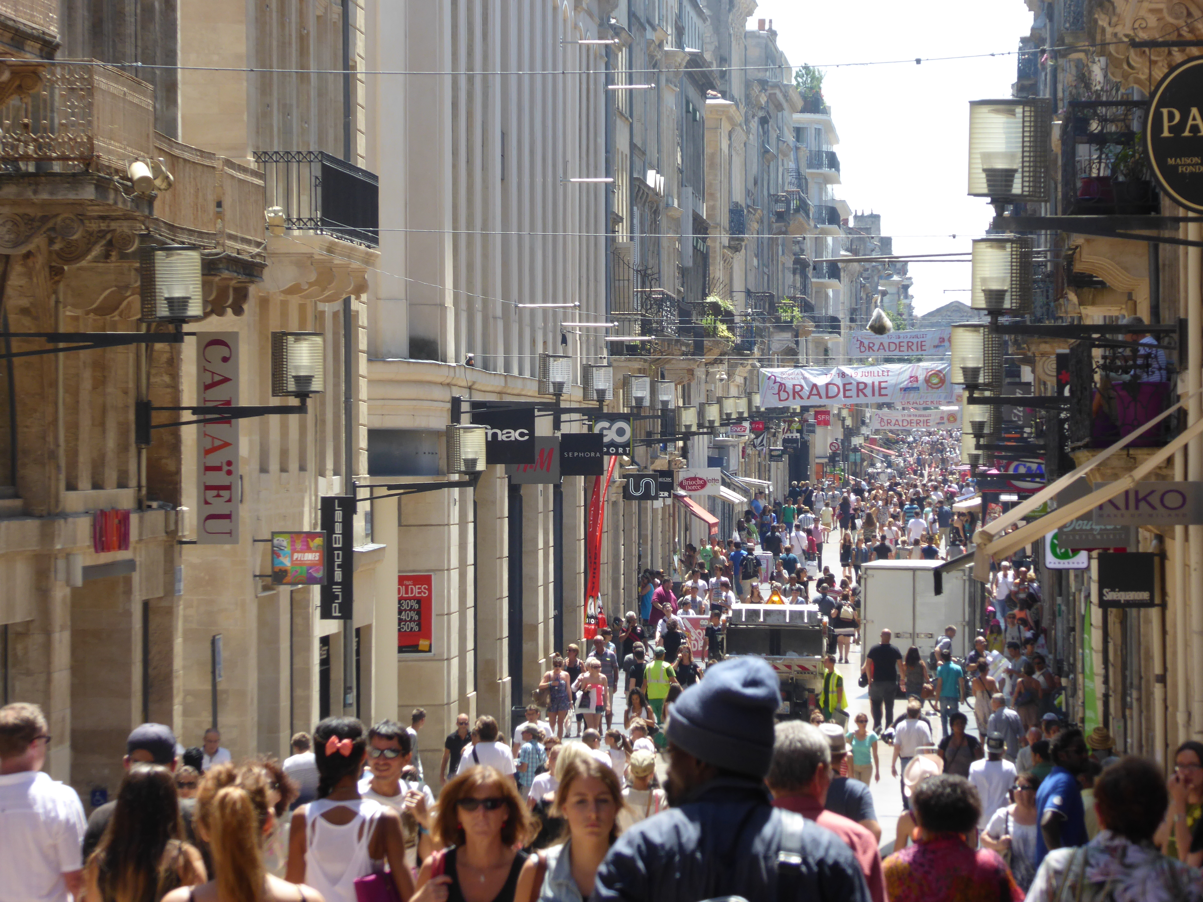 Rue Saint Catherine in Bordeaux